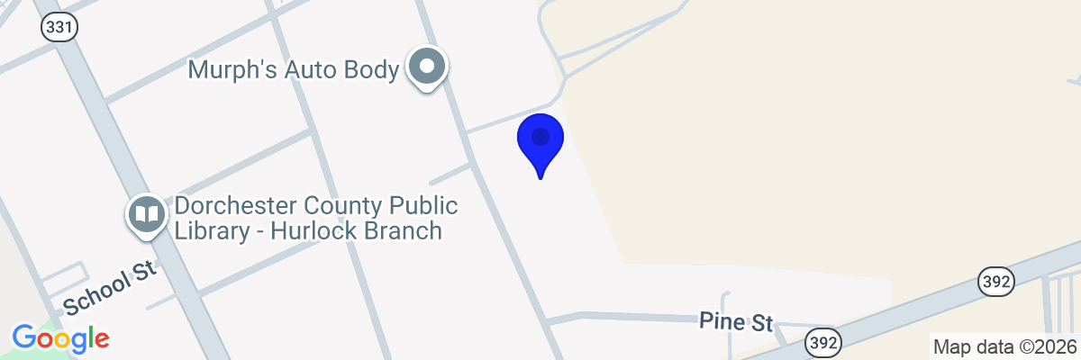 Map showing facility locations